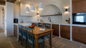 Kitchen at Sagehill Stonehouse, Messinia